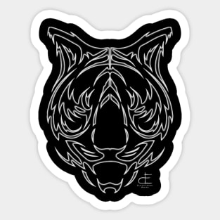 Silver Tiger Sticker